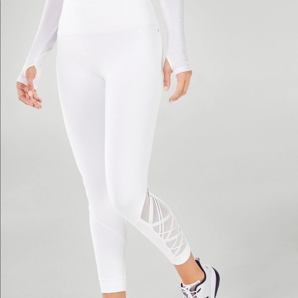 Fabletics Dynamic High-Waisted Lattice Leggings